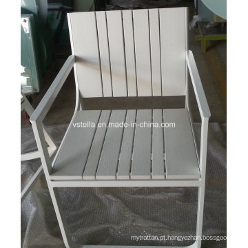 Outdoor Gardne Cadeira de jantar de alumínio